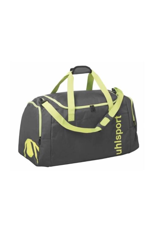 UHLSPORT Sac de sport Essential 2.0 - 30 L - Gris anthracite et jaune - Taille S