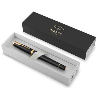 Stylo plume Parker Urban Finition noire estompée avec attributs dorés
