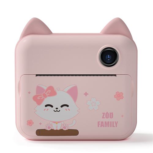 Appareil Photo Instantané Numérique Enfant, 2.4Pouces Écran IPS, Transmission WIFI ,32G TF Carte Chat