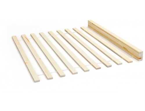 Paris Prix - Sommier Lit Enfant 15 Lattes 90x200cm Naturel