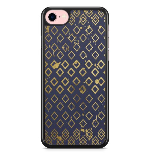 Coque Fifrelin pour iPhone 7 et iPhone 8 Gold Design Art Carreaux