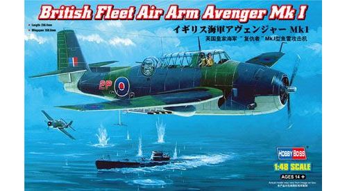 British Fleet Air Arm Avenger Mk 1 - 1:48e - Hobby Boss