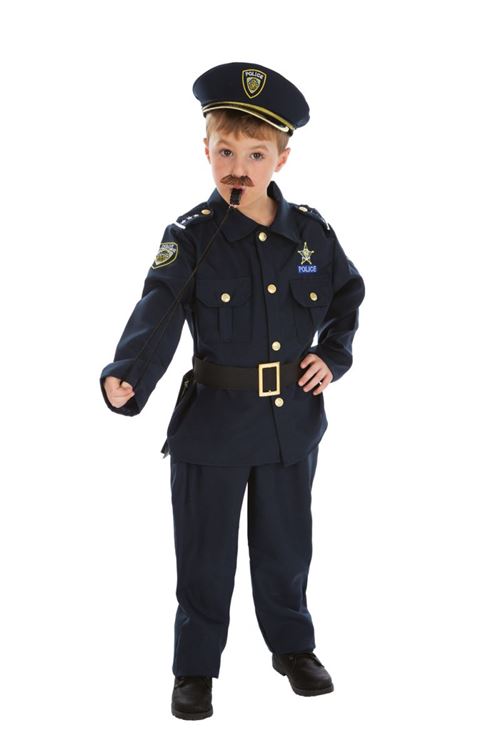 Déguisement de police bleue pour enfants