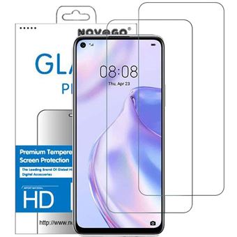 2 Films Verre Trempé Novago Pour LG Q6 - Anti-choc, Anti-rayures, 9H