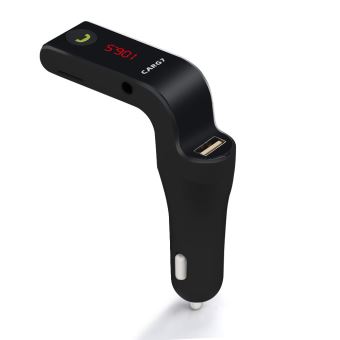 Junecat G7 Bluetooth Car Kit Mains Libres Transmetteur FM Lecteur MP3 USB Chargeur et AUX 
