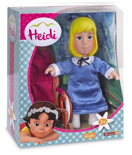 Studio 100 700012540 – Heidi – Coffret de poupées – Clara avec Fauteuil Roulant, 2 pièces