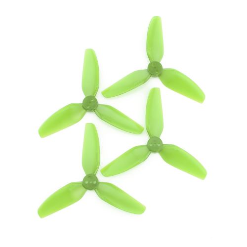 2/4 paires HQProp T2.5X2.5X3 3 lames 2,5 pouces CW + CCW Poly Carbonate Vert clair