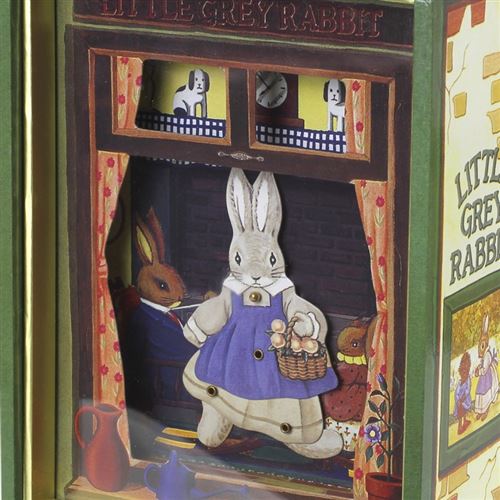 Boite à Musique Grand dancing musical vert Little Grey Rabbit Trousselier