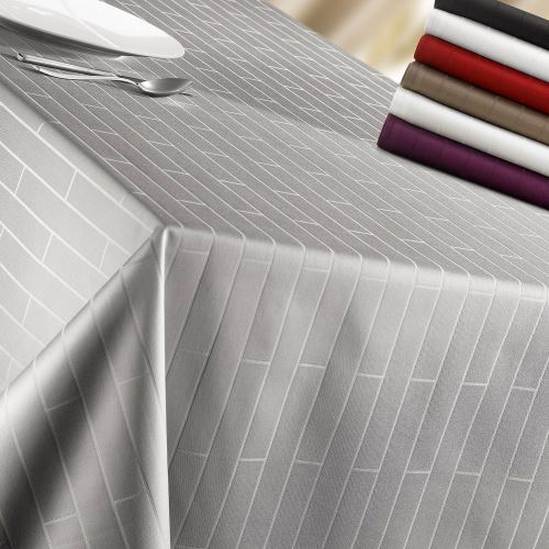 Nappe Bricks aubergine 170 x 320 cm Winkler