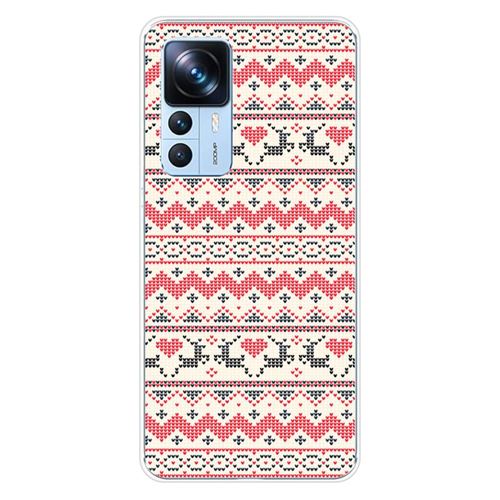 Coque en silicone imprimée compatible Xiaomi Mi 12T Mi 12T Pro NO Pull de Noël Rennes