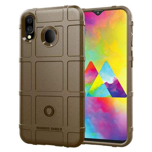 Etui Coque de protection durable anti choc pour Samsung Galaxy M20 - Brun