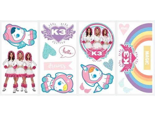 Studio 100 stickers muraux K3 dream 16 stickers