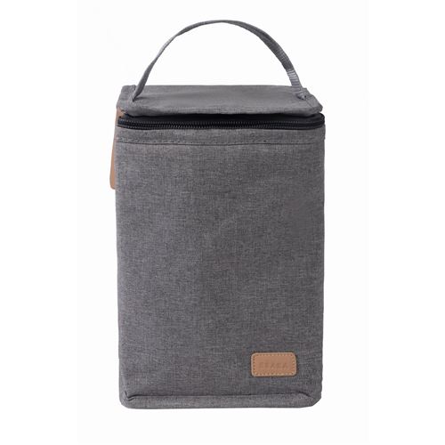 Beaba Heather Grey Pochette Repas Isotherme Gris Chiné