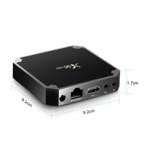 Boîtier tuner TV TNT Docooler X96 Air Smart TV Box Android 9.0 8K décodage  vidéo UHD 4K Lecteur multimédia 4+32Go
