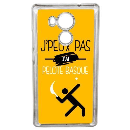 Coque j peux pas j ai pelote basque 10 compatible huawei mate 8 transparent