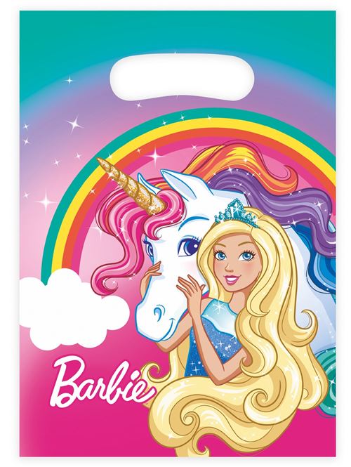 BARBIE sacs de fête Dreamtopiafilles 16 x 23 cm 8 pièces