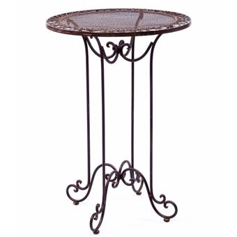 Table De Bar Mange Debout Table Haute D Appoint Ronde Bistrot