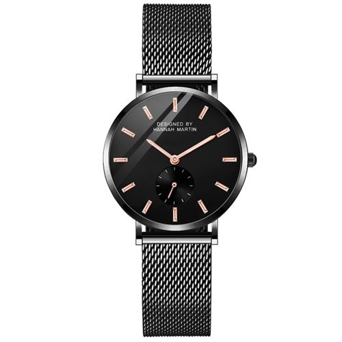 Montre à quartz HANNAH MARTIN Femme 2138WN - Noir(36mm)