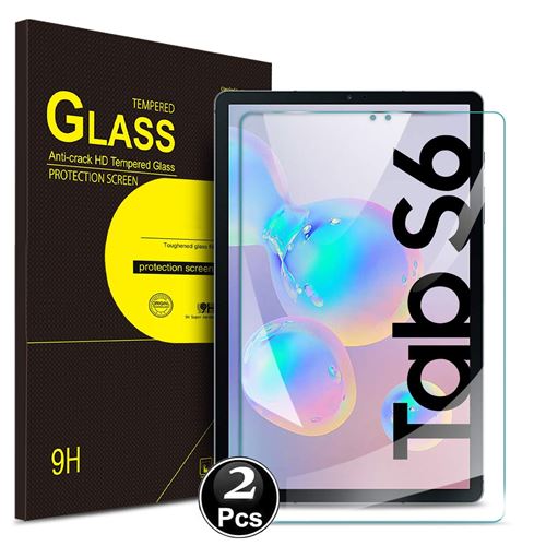 Vitre protection d'ecran integrale en verre trempé pour Samsung Galaxy Tab S5e 2019 [X2]