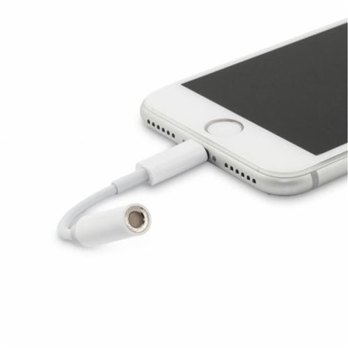 Adaptateur pour embout Lightning vers prise Jack 3,5mm iPhone Blanc -  Adaptateur et convertisseur - Achat & prix
