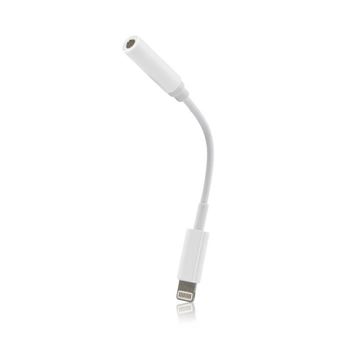 Câble téléphone portable Apple Adaptateur Lightning vers prise jack 3,5 mm  (MMX62ZM/A) - Adaptateur Lightning vers mini-jack