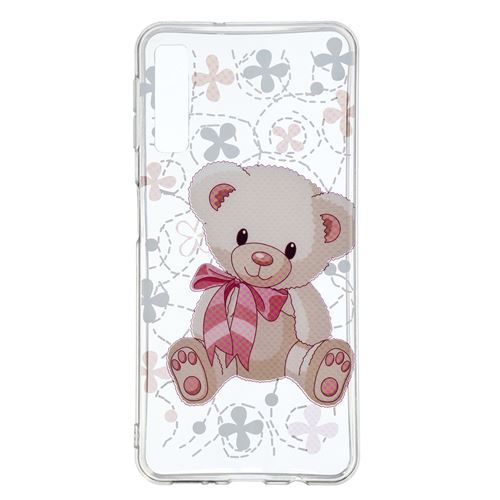 Coque en TPU impression de motifs ours adorable pour votre Samsung Galaxy A7 (2018) A750