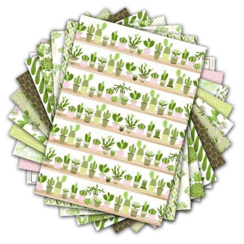 48 feuilles à scrapbooking Potager - A4