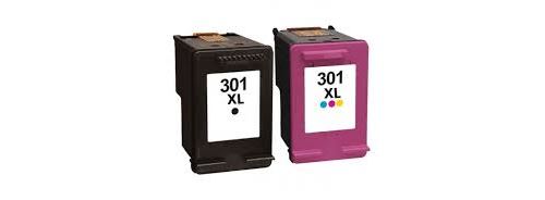 Pack 2 cartouches d'encre N° 301 XL Noir et Couleur Grande Capacité pour  imprimante HP Envy 4500 - Cartouche d'encre - Achat & prix