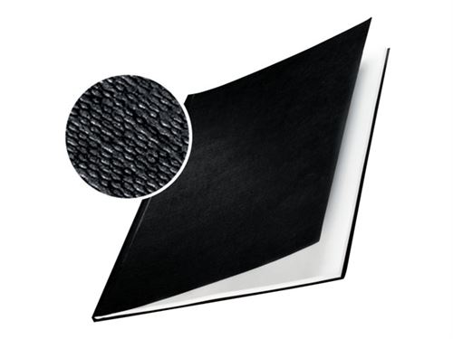 Leitz ImpressBIND - A4 (210 x 297 mm) - 35 feuilles - noir lin mat - protection rigide - pour Leitz impressBIND 140, impressBIND 280