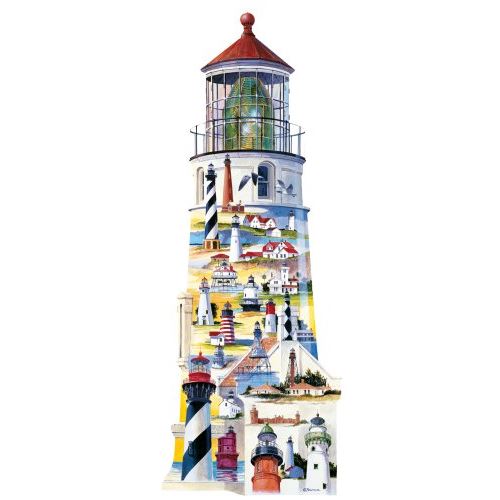 Great American Puzzle Factory Lighthouses USA 600 Piece Puzzle