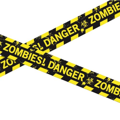 Bande police danger zombie 6m