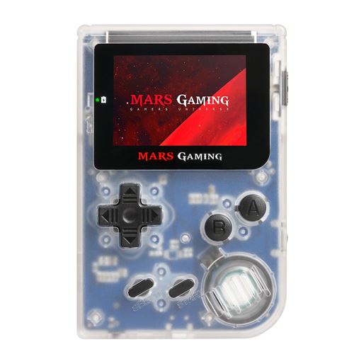 Console RETRO portable Mars Gaming MRBW, 151 jeux, slot microSD, émulateur GBA, Sega, NES