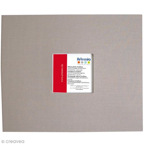 Album - A vis - Gris clair - 8 x 8