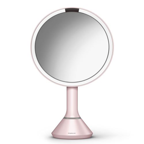 simplehuman Miroir À Capteur Luminosité Réglable D’Un Simple Geste Acier Inoxydable Rose