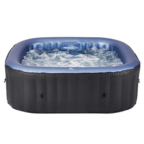 Spa gonflable carré 185 cm TEKAPO gris 6 places