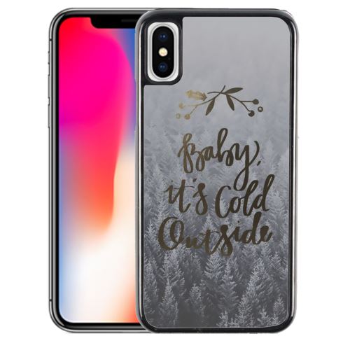Coque pour iPhone XS baby cold outside