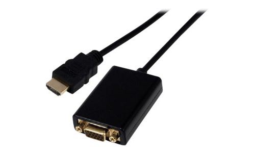 MCL Samar CG-287C - Video/audio-adapter - HDMI male naar HD-15 (VGA), stereo ministekker female