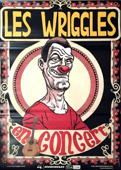 Les Wriggles - 80x120 cm - AFFICHE / POSTER