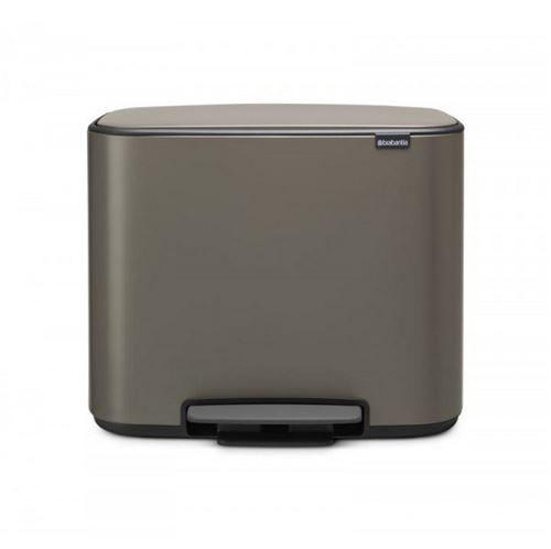 poubelle à pédale 36l platinum - 121449