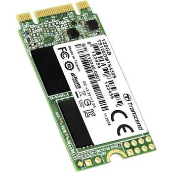 Transcend MTS430S - SSD - 128 Go - interne - M.2 2242 - SATA 6Gb/s - pour Intel Next Unit of Computing 12 - 1