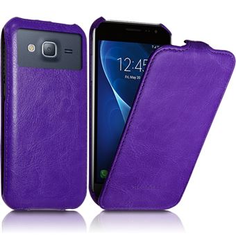 Etui à Clapet pour Smartphone Echo Star Plus Couleur Violet (Ref.9-A) - 1