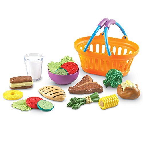 Learning Resources New Sprouts Dinner Foods Basket, 18 Pieces