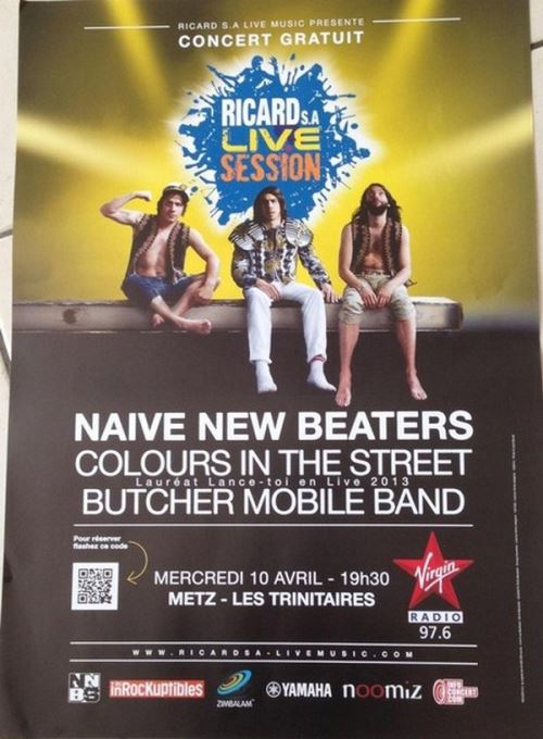Naive New Beaters - 40x60 cm - AFFICHE / POSTER