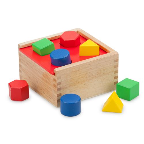 New Classic Toys cube moulé de 24,5 cm en bois 9 pièces