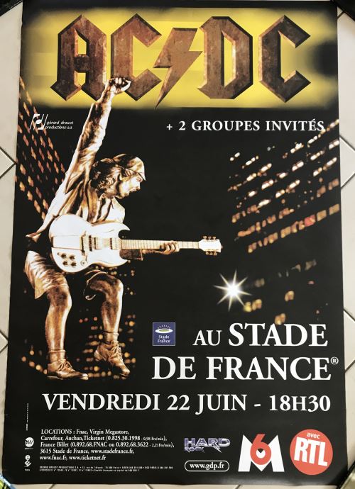 AC/DC - 80x120 cm - AFFICHE / POSTER