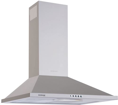 Hotte Décorative 632m³/h Silver 60cm A, H 10060 015