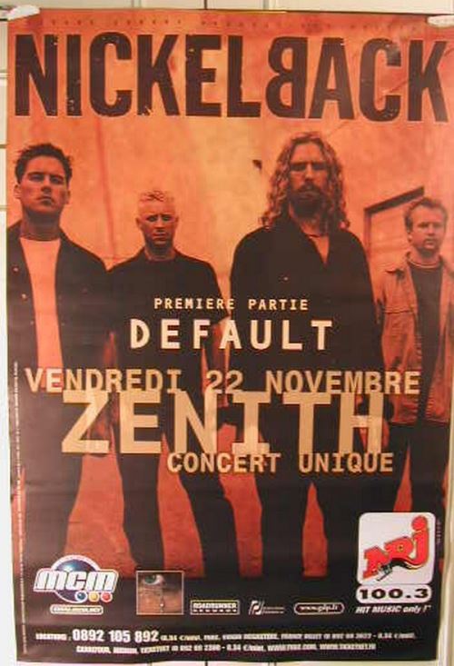 NickelBack - 80x120 cm - AFFICHE / POSTER