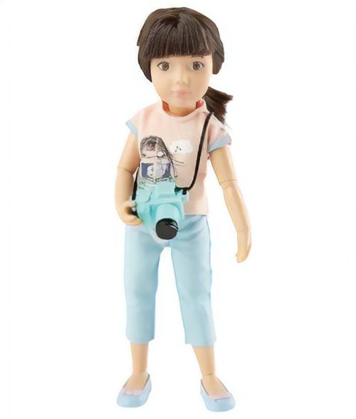 Käthe Kruse poupée adolescente avec appareil photo 23 cm