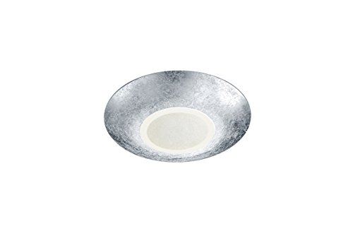 Trio leuchten 624110289 chiros a +, plafonnier, métal, 12 w, métal, silberfarbig, integriert 12 wattsw