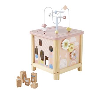 Grand Cube D Activites En Bois Rose Tu Vertbaudet Jeux D Eveil Achat Prix Fnac Grand Cube D Activites En Bois Rose Tu Vertbaudet Jeux D Eveil Achat Prix Fnac